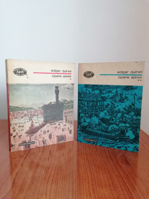 Edgar Quinet, Opere alese, 2 volume foto