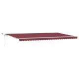 Cumpara ieftin Copertina electrica cu LED si senzor 6 x 3 m Burgundy