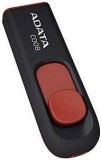 MEMORIE USB 2.0 ADATA 32 GB, retractabila, carcasa plastic, negru / rosu, &quot;AC008-32G-RKD&quot; (timbru verde 0.03 lei)