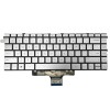 Tastatura Laptop 2-in-1, HP, Pavilion X360 14-EK, iluminata, argintie, layout US
