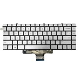 Tastatura Laptop 2-in-1, HP, Pavilion X360 14-EK, iluminata, argintie, layout US