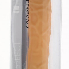 Vibrator Realistic Silicone Classic, Natural, 21.5 cm