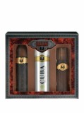Set cadou Cuba Gold (Apa de toaleta 100 ml + After shave 100 ml + Deospray 200 ml), pentru barbati