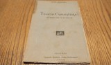 TEORIA CUNOSTINTEI Introducere in Filozofie - Mihail Radulescu - Tipografia Eparhiala &quot;Cartea Romaneasca&quot;, 1930, 99 p.