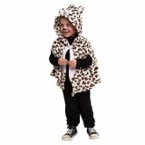 Pelerina - Leopard vesel XS (2-3 ani/max 98cm)