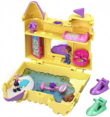 Jucarie Polly Pocket Pocket World Deep Sea Sandcastle Compact Play Set foto