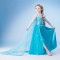 Rochie printesa Elsa din Frozen (Regatul de gheata) cu trena