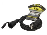 Prelungitor Alimentare 5m 16A Negru