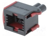 Conector TE Connectivity automotive mufa mamă JPT 2 PIN neagră pe cablu