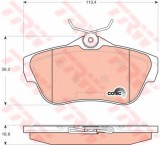 Set placute frana,frana disc FIAT SCUDO (272, 270) (2007 - 2016) TRW GDB1740