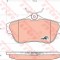 Set placute frana,frana disc FIAT SCUDO platou / sasiu (272, 270) (2007 - 2016) TRW GDB1740
