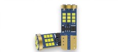 Set Becuri LED Super Canbus T10 W5W pentru Pozitie , Interior, Lampi Numar tip LED , 12v 6W, 18 SMD, Culoare Alb 6000k
