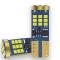 Set Becuri LED Super Canbus T10 W5W pentru Pozitie , Interior, Lampi Numar tip LED , 12v 6W, 24 SMD, Culoare Alb 6000k