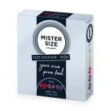 Set 3 prezervative MISTER SIZE Test Set, lubrifiate, din latex, diametru 60/64/69 mm
