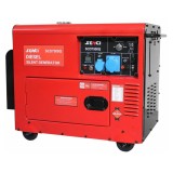 Generator insonorizat SENCI SCD7500TEQ + ATS, 6,9 kVA, 230/400 V, Diesel, AVR, pornire electrică