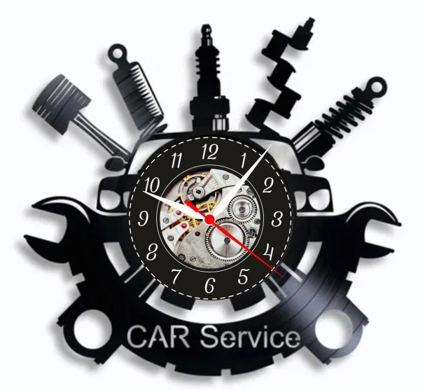 SERVICE AUTO(personalizabil)- ceas de perete
