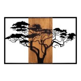 Cumpara ieftin Decoratiune de perete Merzo, Pako World, Lemn de pin, Natural, 90x3x58 cm