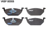 Set placute frana disc Audi A1, A1 City Carver; Seat Cordoba, Ibiza III; Skoda Citigo, E-Citigo, Fabia I; VW Beetle, Bora I, Fox, lungime 146 mm,