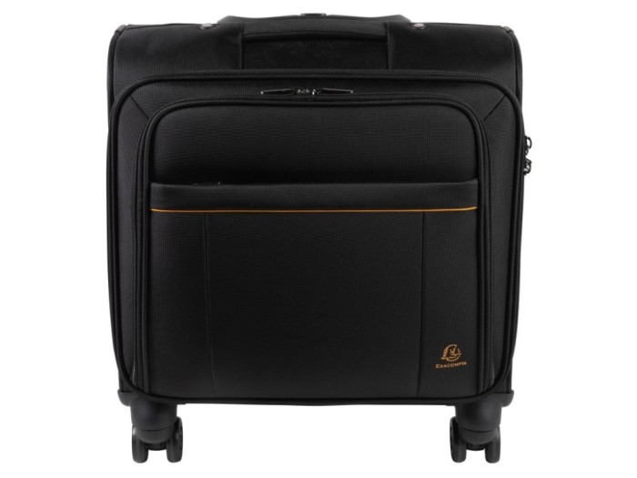 Valiza pilot cu 4 roti laptop 15,6 Exactive Exacompta 18834E, negru
