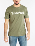 Cumpara ieftin Tricou barbati cu imprimeu cu logo din bumbac, Verde, M, Timberland