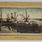 GALATI , VAPOARE DE RAZBOI IN PORT , CARTE POSTALA , 1911