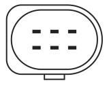 BOSCH 0 258 017 319 Sonda Lambda