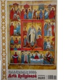 Calendar de perete 12 file. Arta religioasa 2026