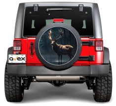 Sticker Auto &quot;Roata de Rezerva&quot; rezistenta la intemperii si raze UV, diametru 55 cm, Cod: AVX-RR08 FAVLine Selection