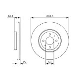 Disc frana fata BOSCH 0986479S01