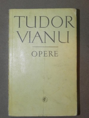 OPERE I-TUDOR VIANU BUCURESTI 1971 foto