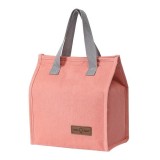 Geanta termoizolanta tip bento bag flippy, camping cooler, aluminiu, 22.5x13x25,5 cm, 3.3 l, roz