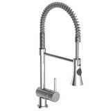 SCH&Uuml;TTE Mixer pentru chiuvetă cu arc spiralat CORNWALL crom