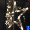 Stea LED Fereastra Craciun, 19cm, Baterii, Decoratiune Luminoasa, Interior, Alba Calda