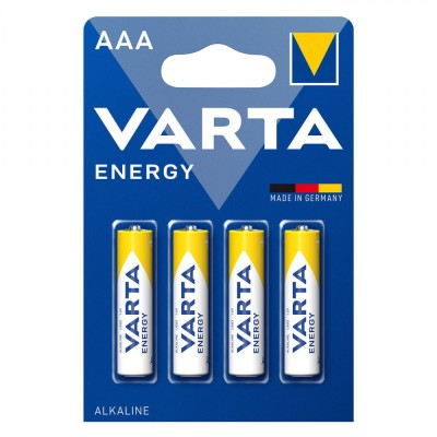 Baterii Alkaline Varta, AAA, Set 4 Bucăți, Capacitate 1.5V foto