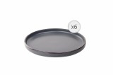 SET 6 FARFURII DESERT, CERAMICA 20 CM, CALYPSO, ART OF
