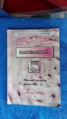 MATEMATICA CLASA A V A TURCITU BASARAB RIZEA SMARANDACHE , EDITURA RADICAL foto
