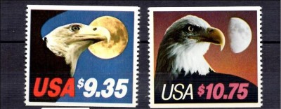 SUA 1983 1985 2 TIMBRE NESTAMPILATE SCOTT 1909 , 2122 foto