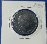 M3 C50 - Moneda foarte veche - Anglia - fifty pence - 1998, Europa