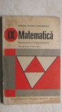 Augustin Cota, s.a. - Matematica. Geometrie si trigonometrie. Manual, 1989, Clasa 9, Didactica si Pedagogica