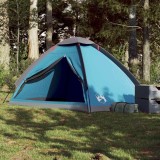Cumpara ieftin Cort de camping cupolă pentru 4 persoane, albastru, impermeabil