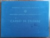 QW13 24 - 1973 - Carnet student - Facultatea de drept Bucuresti