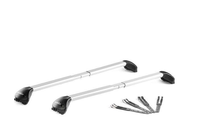 Bare transversale Green Valley Freeline Aluminiu pentru MG ZT-T Combi/Break 2002-2005, cu prindere pe bare longitudinale