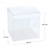 Cutii transparente acetofan (set 50 buc) - 60x50x260mm