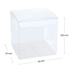 Cutii transparente plastic acetofan (set 50 buc) - 60x50x260mm foto