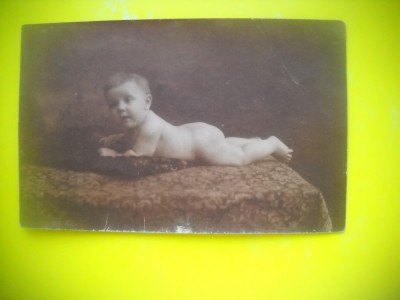 HOPCT RO 397 C COPIL /BEBELUS -FOTOGRAFIE VECHE-TIP CP foto
