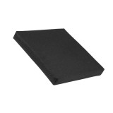 Perna scaun impermeabila 20, poliester + burete, negru, 40 x 40 cm
