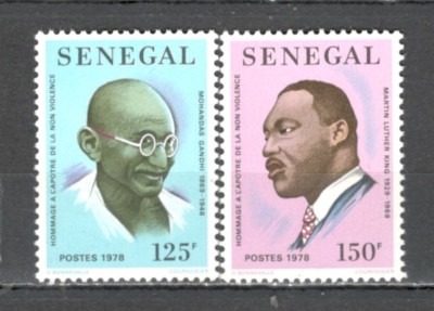 Senegal.1978 Omagiu nonviolentei MS.137 foto
