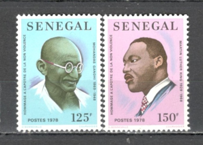 Senegal.1978 Omagiu nonviolentei MS.137