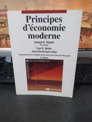 Principes d&amp;#039;economie moderne, Stiglitz, Walsh, Lafay, ed. 3, Bruxelles 2007, 083 foto