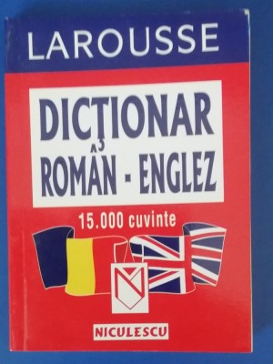 myh 17 - Niculescu - Dictionar roman-englez 15 000 cuvinte - ed 2005 foto